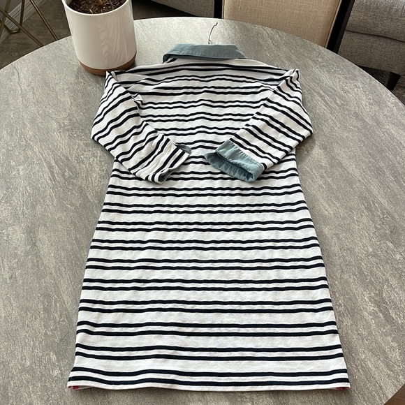 Southern Tide Navy & White Chambray Detail Collar & Cuff XS - Picture 10 of 10